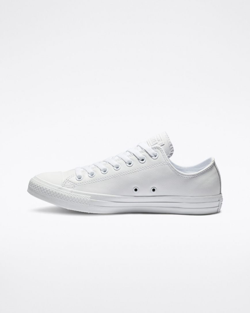 Tenisi Barbati Converse Chuck Taylor All Star Piele Albi | RO GKYFR879